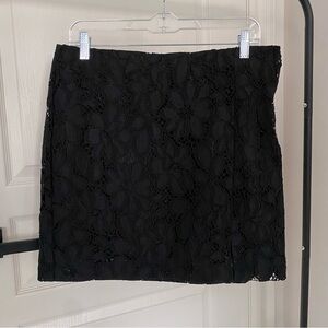 H&M Floral Lace Mini Skirt